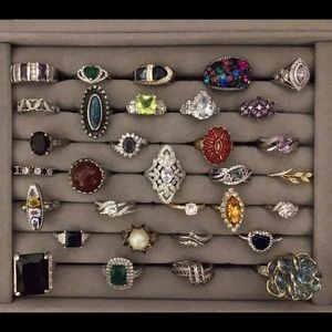 32 RingsFor Sale Sold As A Lot